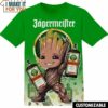 Jagermeifter Marvel Groot AOP Shirt, Funny T-Shirts for Sale