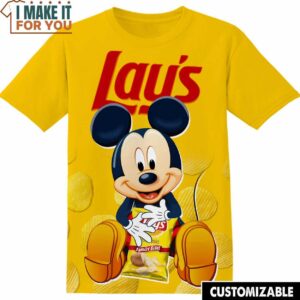 Lays Disney Mickey AOP Shirt, Funny T-Shirts for Sale