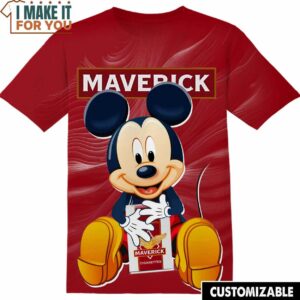 Maverick Cigarettes Disney Mickey Tee, Funny T-Shirts for Sale