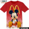 McDonalds Mickey Tee, Funny T-Shirts for Sale