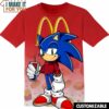 McDonalds Sonic The Hedgehog Tee, Funny T-Shirts for Sale