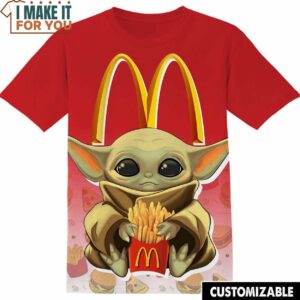 McDonalds Star Wars Yoda Tee, Funny Gift for Mens