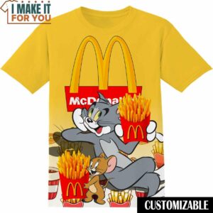 McDonalds Tom And Jerry Tee, Funny Gift for Mens