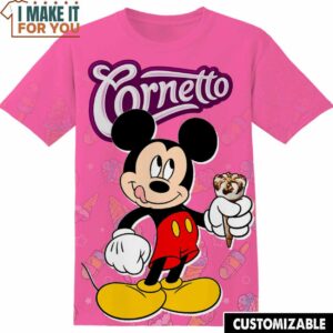 Mickey Cornetto Tee, Funny Gift for Mens
