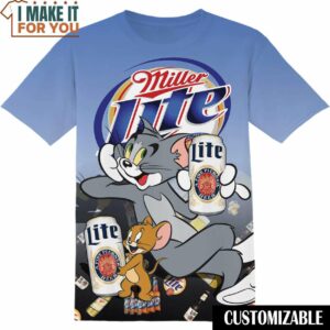 Miller Lite Tom And Jerry Tee, Funny Gift for Mens