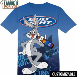 Bud Light Bugs Bunny Shirt, Funny Tee Shirt for Adult