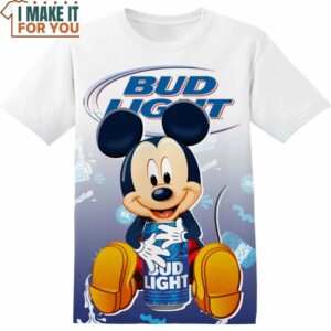 Bud Light Disney Mickey Shirt, Funny Tee Shirt for Adult