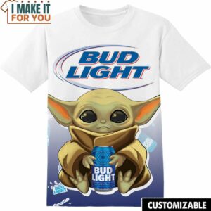 Bud Light Star Wars Yoda Shirt, Funny Tee Shirt for Adult