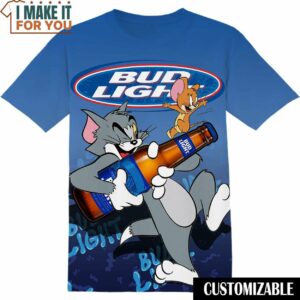 Bud Light Tom And Jerry Shirt, Funny Tee Shirt for Adult