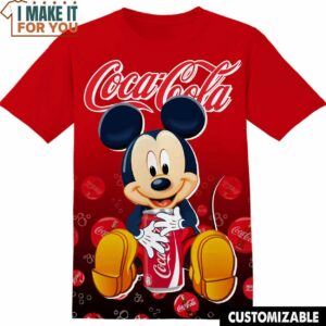 Coca Cola Disney Mickey Shirt, Funny Tee Shirt for Adult