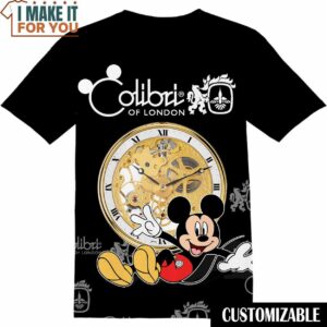 Colibri of London Colibri Pocket Watch Disney Mickey Shirt, Funny Tee Shirt for Adult