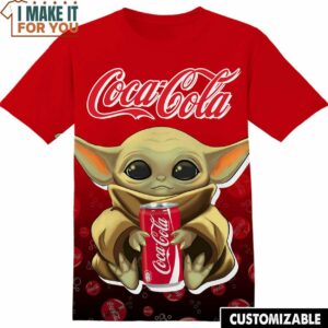 Coca Cola Star Wars Yoda Shirt, Funny Tee Shirt for Adult
