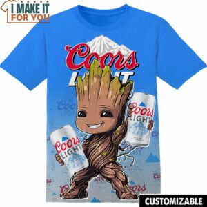 Coors Light Groot Shirt, Funny Tee Shirt for Adult