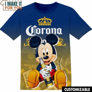 Corona Disney Mickey Shirt, Funny Tee Shirt for Adult