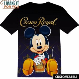 Crown Royal Disney Mickey Shirt, Funny Tee Shirt for Men