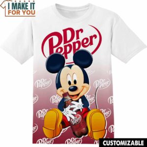 Dr Pepper Disney Mickey T-Shirt, Funny Tee Shirt for Men