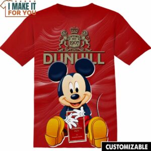 Dunhill Cigarettes Disney Mickey T-Shirt, Funny Tee Shirt for Men