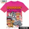 Dunkin Donuts Tom And Jerry T-Shirt, Funny Tee Shirt for Men