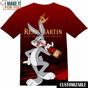 Remy Martin Bugs Bunny T-Shirt, Funny Gift for Guys
