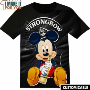 Strongbow Mickey T-Shirt, Funny Gift for Guys