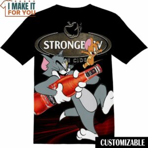 Strongbow Tom And Jerry T-Shirt, Funny Gift for Guys
