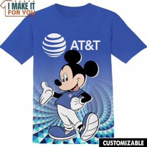 ATT Telecommunications Disney Mickey Tee, Cool Shirt for Guys