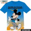 Amazon Disney Mickey Tee, Cool Shirt for Guys