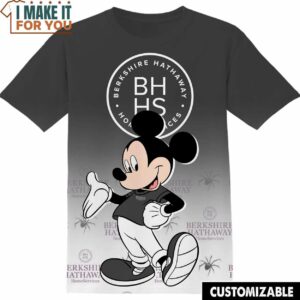 Berkshire Hathaway Disney Mickey Tee, Cool Shirt for Guys
