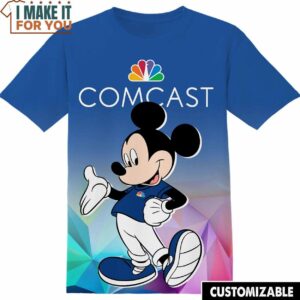 Comcast Disney Mickey Tee, Cool Shirt for Guys