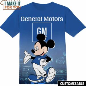 General Motors Disney Mickey Tee, Cool Shirt for Guys