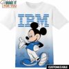IBM Big Blue Disney Mickey Tee, Cool Shirt for Guys