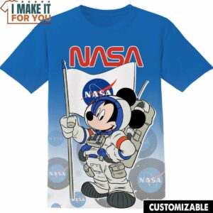NASA Disney Mickey Tee, Cool Shirt for Guys