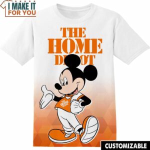 The Home Depot Disney Mickey Tee, Cool Shirt for Guys