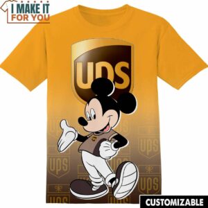 UPS Disney Mickey Tee, Cool Shirt for Guys