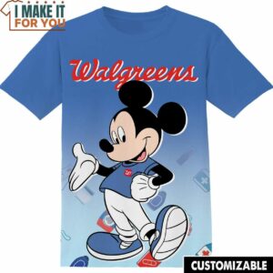 Walgreens Disney Mickey Tee, Cool Shirt for Guys