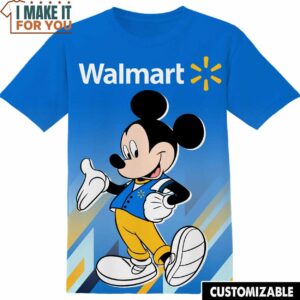 Walmart Disney Mickey Tee, Cool Shirt for Guys