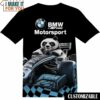 BMW M Motorsport F1 Team Kung Fu Panda Shirt, Cool Mens Graphic Tees