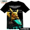 Aston Martin Racing Formula Pokemon Pikachu Shirt, Cool Mens Graphic Tees
