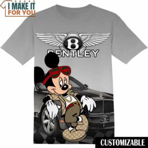 Bentley Disney Mickey Shirt, Cool Mens Graphic Tees