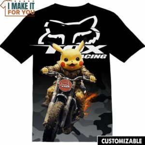 F Rrace Pikachu Shirt, Cool Mens Graphic Tees