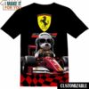 Scuderia Ferrari F1 Team Snoopy Dog Shirt, Cool Mens Graphic Tees