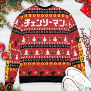 Christmas Dream Chainsaw Man Christmas Sweater Unique Anime Gifts For Fans 2