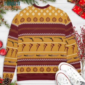 Deck The Halls With Salt And Iron Impala Supernatural Sweater Vintage Ugly Christmas Sweaters 2