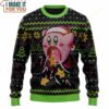 Eating Gingerbread Kirby Christmas Land Sweater, Ugly Christmas Sweaters 2023