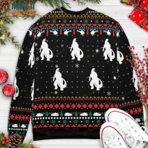Fa La La La Godzil la Godzilla Sweater Mens Ugly Christmas Sweater 2