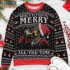 Here’s To Feeling Merry All The Time Kramer Seinfeld Sweater, Unique Ugly Christmas Sweater