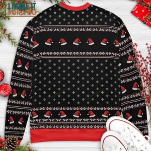 Here's To Feeling Merry All The Time Kramer Seinfeld Sweater Unique Ugly Christmas Sweater 2