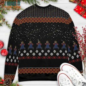 Heres Jolly Jack Nicholson The Shining Sweater Funny Ugly Christmas Sweater 2
