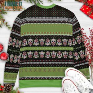 I Hope you get what you deserve Santa Joker DC character Sweater Vintage Ugly Christmas Sweaters 2