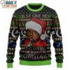 Just Give Me Plain Baby Jesus Stanley Hudson The Office Christmas Sweater, Funny Ugly Christmas Sweater